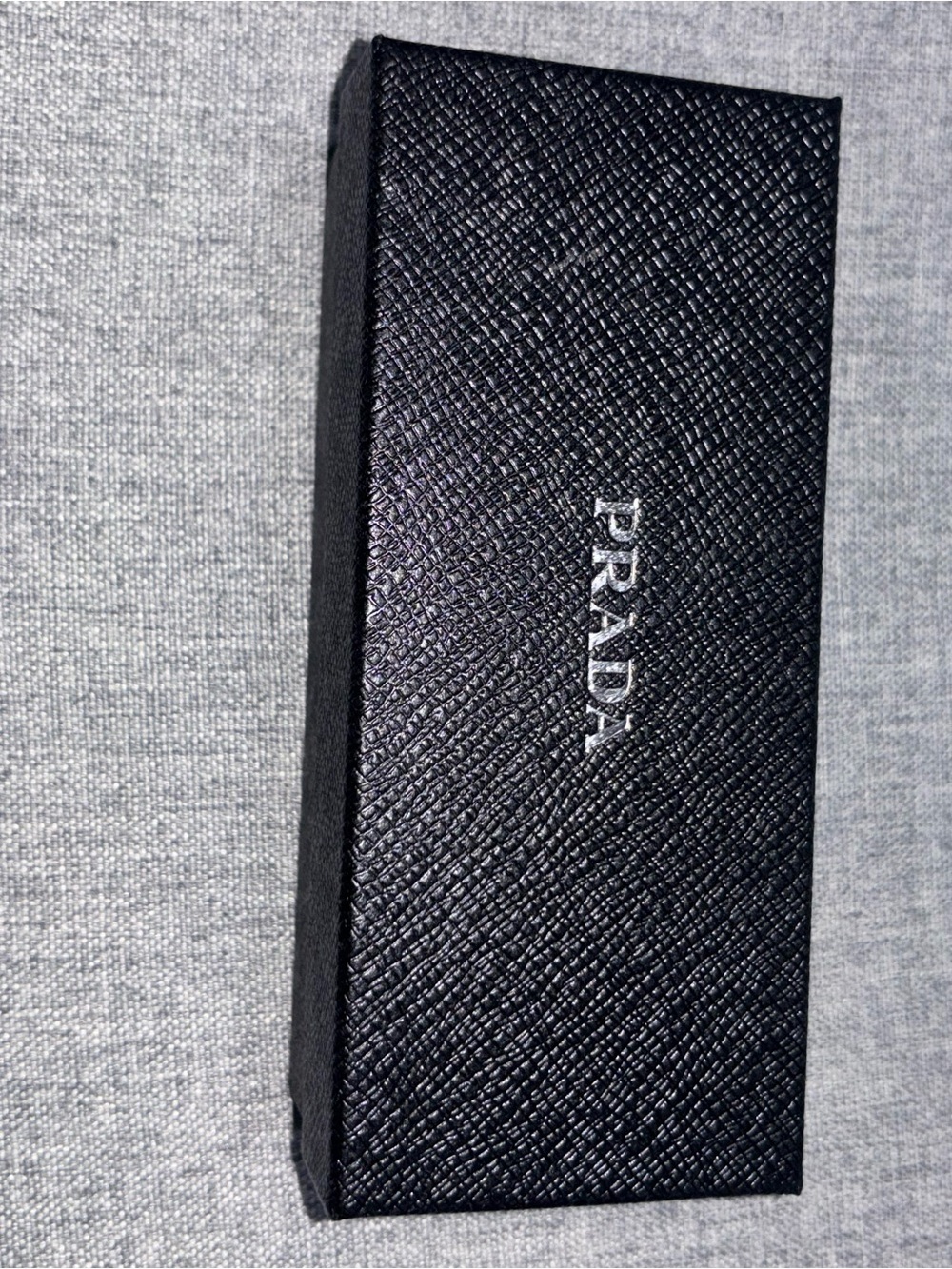 Prada Black Textured Men's Accessory Box